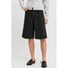 JJXX short en jean taille haute large noir