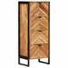 Maison Exclusive Armoire de salle de bain exclusive - Dimensions : 40 x 30 x 100 cm. Fabriquée en bois massif d'acacia et en fer
