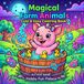 Magical Farm Animals: Cute & Easy Coloring Book