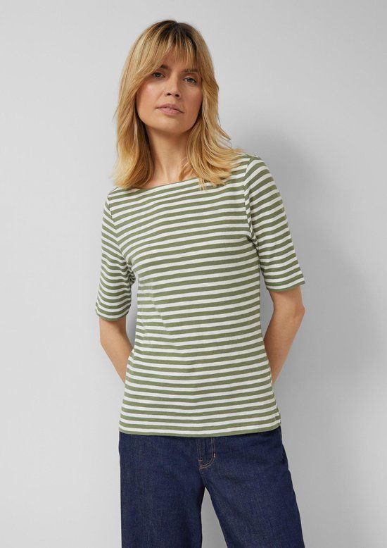 s.Oliver T-shirt olijfgroen
