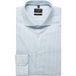 OLYMP No. Six Super Slim Overhemd blauw, Gestreept