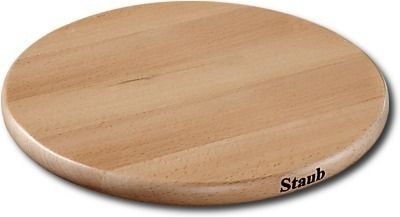 Staub Ronde magnetische onderzetter - hout - 23cm