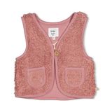 Feetje teddy gilet Dress to Impress roze