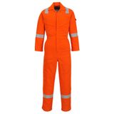 Portwest Lichtgewicht Vlamvertragende Antistatische Overall FR28 - Oranje - XXL
