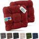 Beautissu Set van 2 Premium Stoelkussen 40x40 cm Rood
