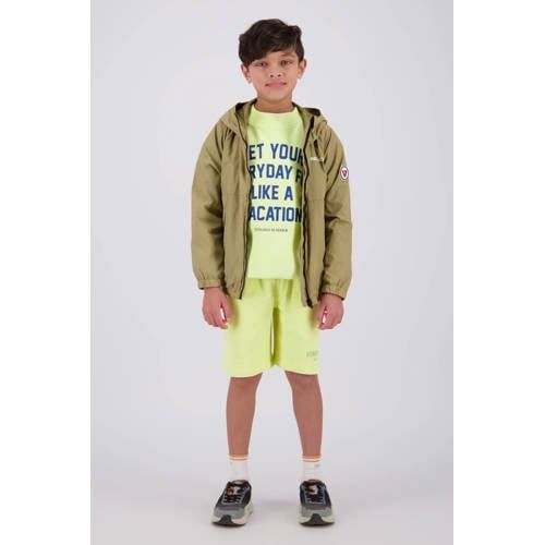 Vingino Zomerjas Groen Jongens Polyester Capuchon Effen - Maat 164