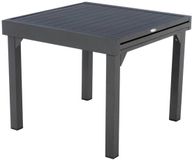 Hespéride Uitschuifbare tuintafel PIAZZA Gris graphite 8 personen Rechthoek Aluminium