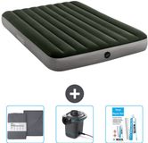 Intex Luchtbed - 2-Persoons - 152 x 203 x 25 cm - Groen