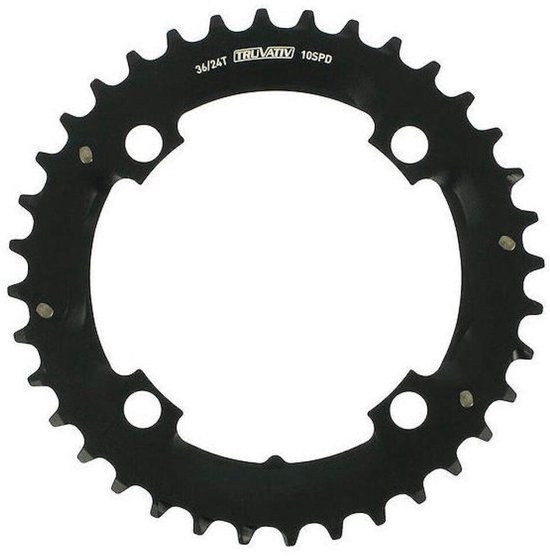 Truvativ Sram Mtb 2x10s 104bcd Kettingblad Zwart 38t