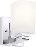Kichler Roehm LED Wandlamp | Polished Chrome | 3W | 3000K | 300Lm | IP44 | Dimbaar