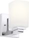Kichler Roehm LED Wandlamp | Polished Chrome | 3W | 3000K | 300Lm | IP44 | Dimbaar
