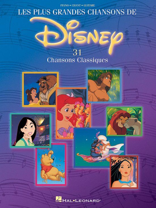 Les Hal Leonard Corp. Les Plus Grandes Chansons De Disney