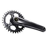 Shimano Deore XT M8100 Hollowtech II Crankstel Zwart 180 mm