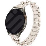 Strap-it Samsung Bracelet chaîne acier Samsung Galaxy Watch 5 - 40mm (lumière stellaire)