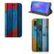 B2Ctelecom Huawei P Smart Plus Book | Wallet Case | Wood Heart - Cadeau voor je Vriend