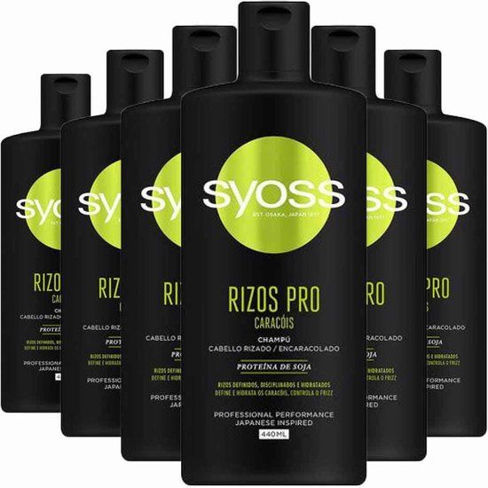 Syoss Shampoo Pro Curls - 6 x 440 ml - Voordeelverpakking