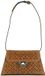 Coccinelle Leren Schoudertas Avondtas Dew Cow Perforation Cuir Bruine
