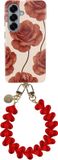 AVY Samsung Galaxy S26 Plus MagSafe Hoesje met Koord (30CM) Hearts & Roses