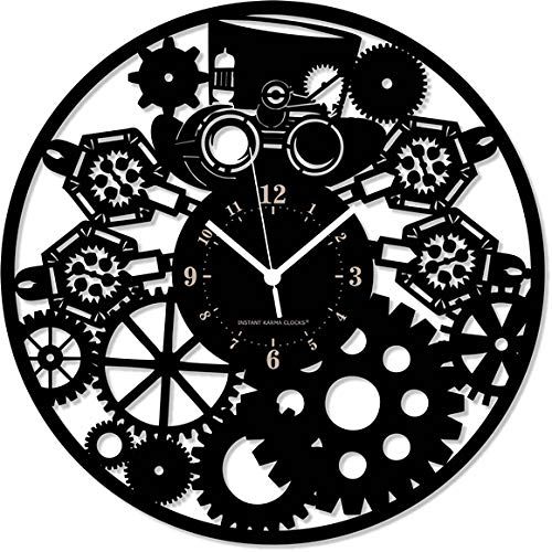 Instant Karma Clocks Wandklok - Steampunk Retro Transmissie - 8050030251844