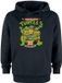 Teenage Mutant Ninja Turtles Turtles Group Heren Trui met capuchon - zwart - XL