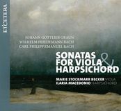 Sonatas Ilaria Macedonio & Marie Stockmarr Becker - Sonatas For Viola And Harpsichord (CD)