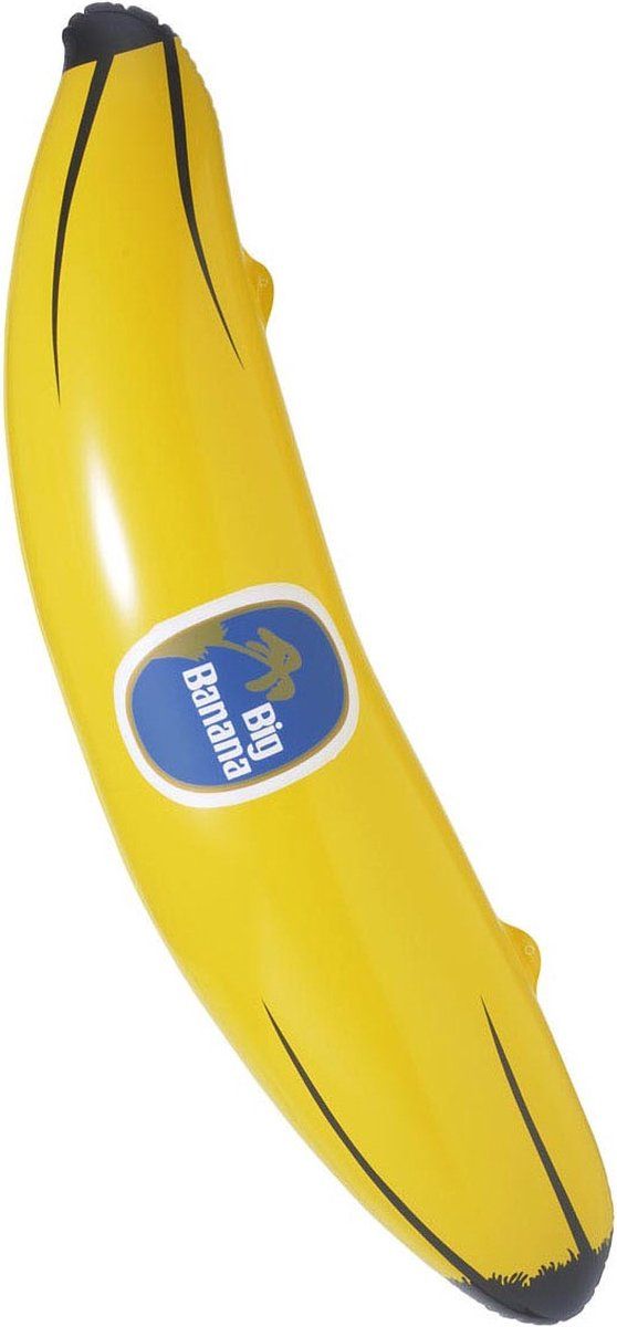 Widmann Opblaasbare banaan - 100 cm - Geel