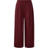 s.Oliver - Femme - Culotte légère en popeline avec plis - Bordeaux - Taille 32