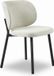 Giga Living Eetkamerstoel Swan Off White Bouclé