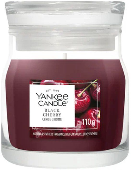 Yankee Candle Black Cherry Small Jar Geurkaars