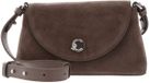 COCCINELLE Leren schoudertas Nikla Suede Bim Mini Bag Warm Ta / Warm Ta Taupe