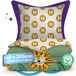 Slaapspeciaal eazydekbed® Kiddo – Wild – 140x200 cm – Kinderdekbed met Print + Kussensloop – All Year Dekbed – 100% Katoen – Dekbed Zonder Overtrek – Hoesloos Dekbed – Hypoallergeen – Anti-allergeen – Wasbaar & Drogergeschikt – Warm