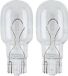 Enzo Glow Wedge Base T15 7W 12V Auto Reservelamp - 2 stuks