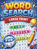 Word Search Book For Adults, Seniors, Teenagers, Large Print Letters: 8.5x11inch- 63 Pages wordshearch With Solutions