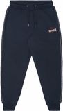 Lonsdale joggingbroek Delaval 117890 Dark Navy/Oxblood/Ecru Katoen