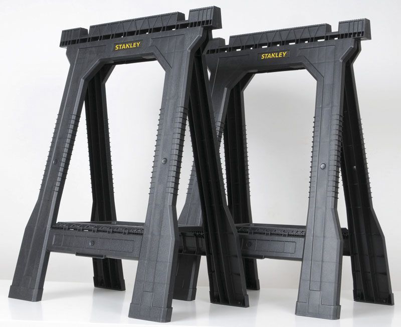 STANLEY STST1-70355 Opvouwbare Zaagbok - 2 Stuks - Zwart - 362 kg