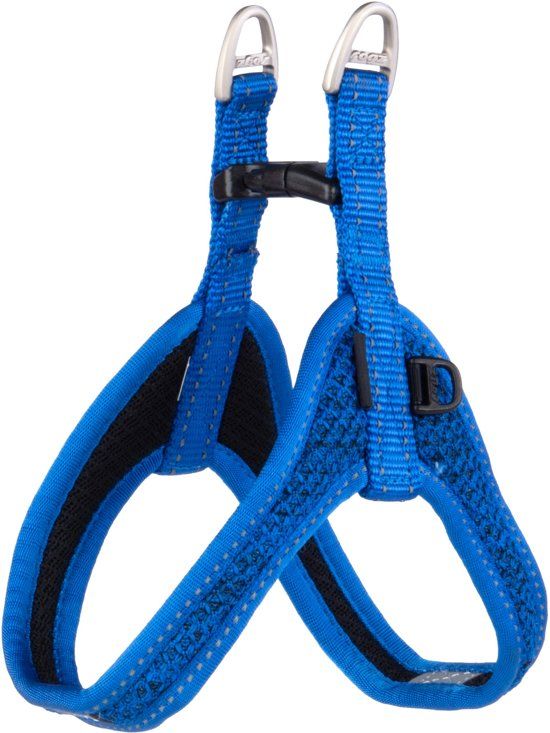 Rogz Fast Fit Tuig Blauw - Hondenharnas - 41 cm