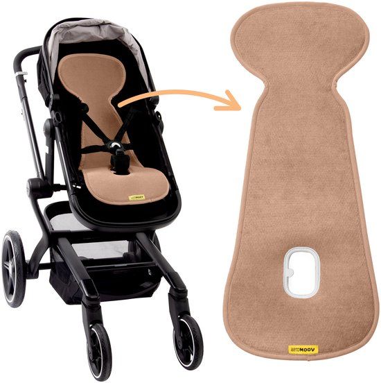 AeroMoov Air Layer – Inlegkussen Buggy – Ademend & Warmteregulerend - Universeel - Tuscany