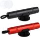 REM life GmbH 2 Stuks Marteau de sécurité Rouge/Noir - Brise-vitre - Coupe-ceinture - Marteau de sécurité 2 en 1 et Coupe-ceinture - Sortie de secours portable pour voiture - Verre de test et support adhésif inclus