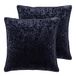Paoletti Rimpeling Polyester Gevulde Kussens Twin Pack