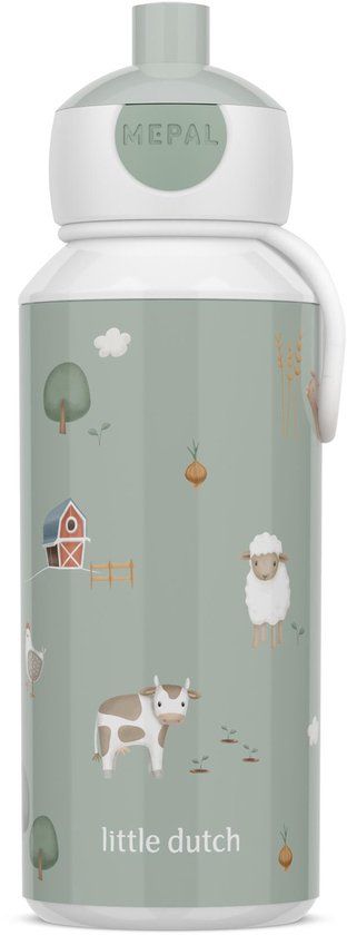 Mepal Campus Pop-up Drinkfles - 400 ml - Little Farm