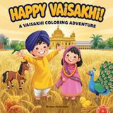 Happy Vaisakhi! Golden Fields & Brave Hearts: A Coloring Adventure with Sikh Kids, Bhangra Dancers & Golden Wheat Fields!