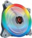 Rampage RB K4 Rainbow Case Fan Kit with Remote - LED - 4 Fans