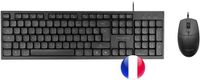 Tacens Anima ACP02FR Toetsenbord Inclusief Muis USB AZERTY Frans Zwart