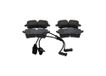 Bosch BP1904 plaquettes de frein essieu arrière certification ECE-R90 1 jeu de 4 plaquettes de frein