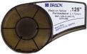 Brady M21-125-C-342-YL, Zwart, Geel, Niet-klevend printerlabel, Polyolefine, RoHS, BMP21-PLUS, BMP21, 5,969 mm