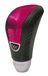 Bottari 17406 levier de vitesse en similicuir, noir/rouge