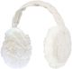 Heat Holders - Gebreide oorwarmers voor dames met imitatiebont - Cream