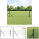 Vidaxl Poteau de clôture en acier. Vert 0,8 x 25 m (maillage 60 x 60 mm)