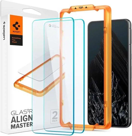 Spigen GLAS.tR AlignMaster Doorzichtige schermbeschermer Google Pixel 8 Pro 2 stuk(s)