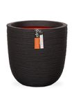 Capi Europe Bloempot Bol Rib NL - 55x53 cm - Zwart